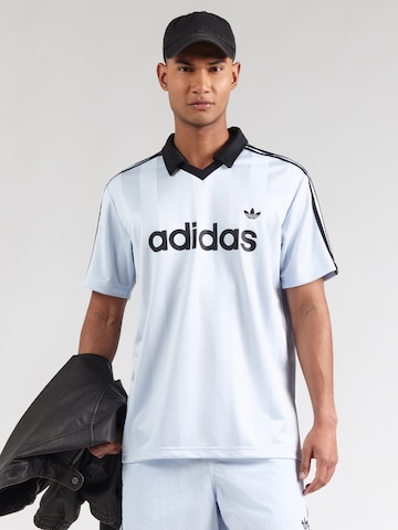 T-Shirt 'Archive' ADIDAS ORIGINALS en bleu : devant