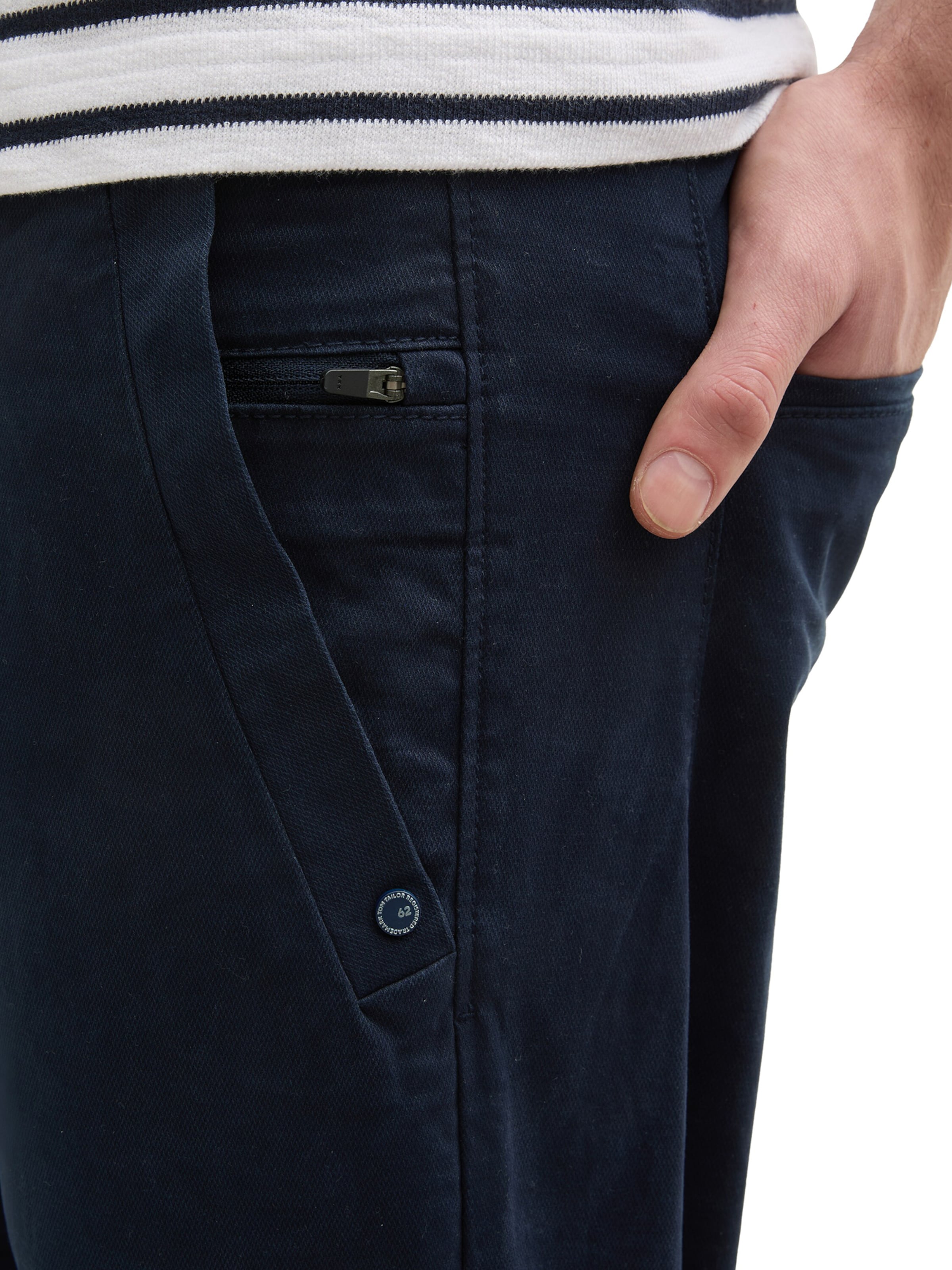 TOM TAILOR Regular Chino trousers in Blue