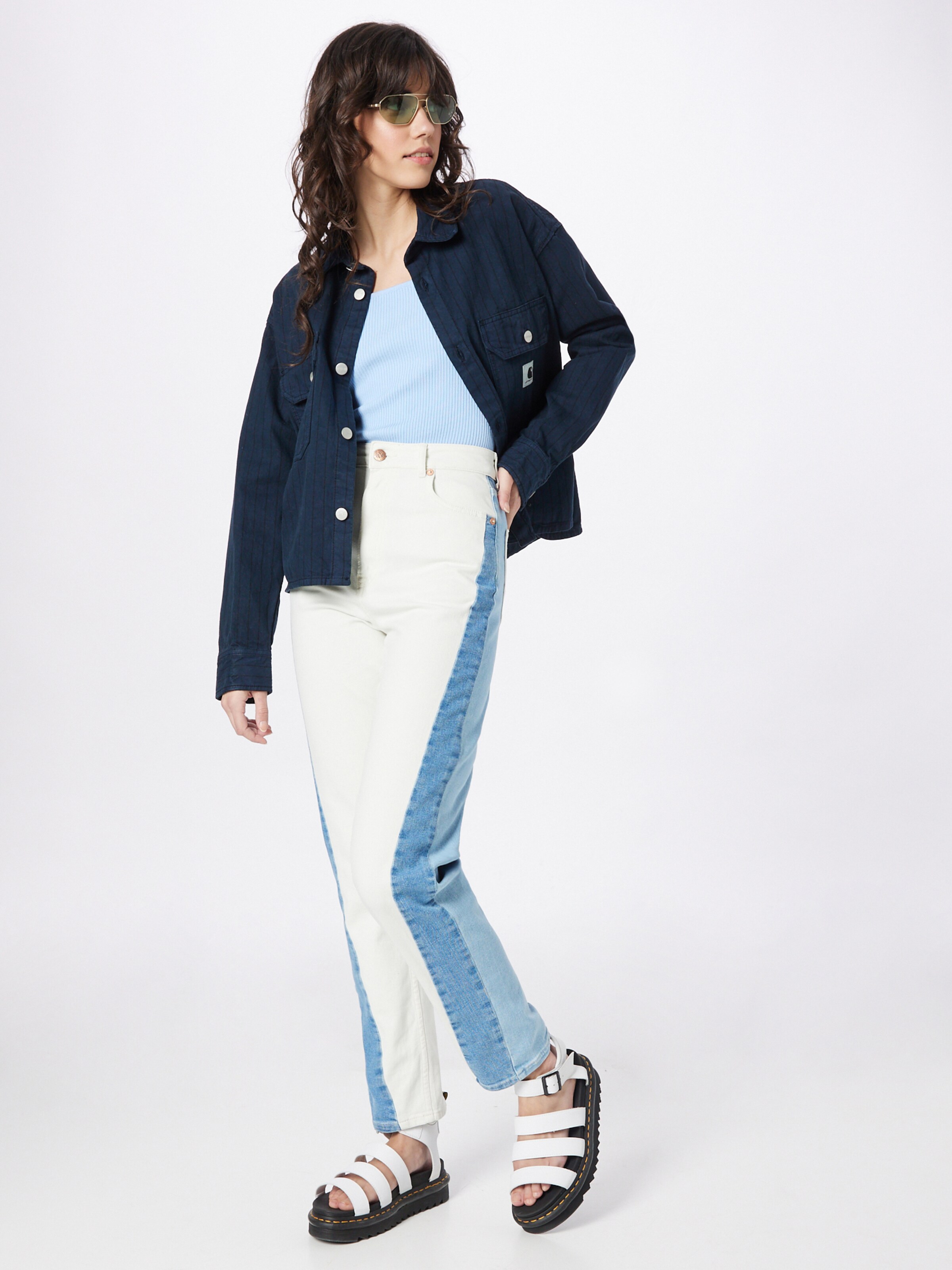 Frauen Jeans Pepe Jeans Jeans 'WILLOW' in Blau - IW42549 Frauen Jeans Pepe Jeans Jeans 'WILLOW' in Blau - IW42549