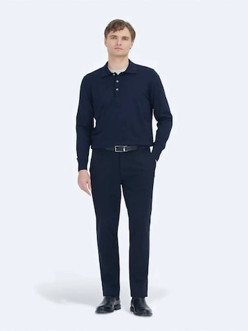Ramsey Knit cardigan in Blue