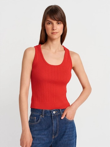 Dilvin Bluse 'Blusen'‌‌‌‌‌ in Rot: Vorderseite