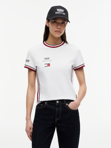 T-shirt 'TH x CF1' TOMMY HILFIGER en blanc