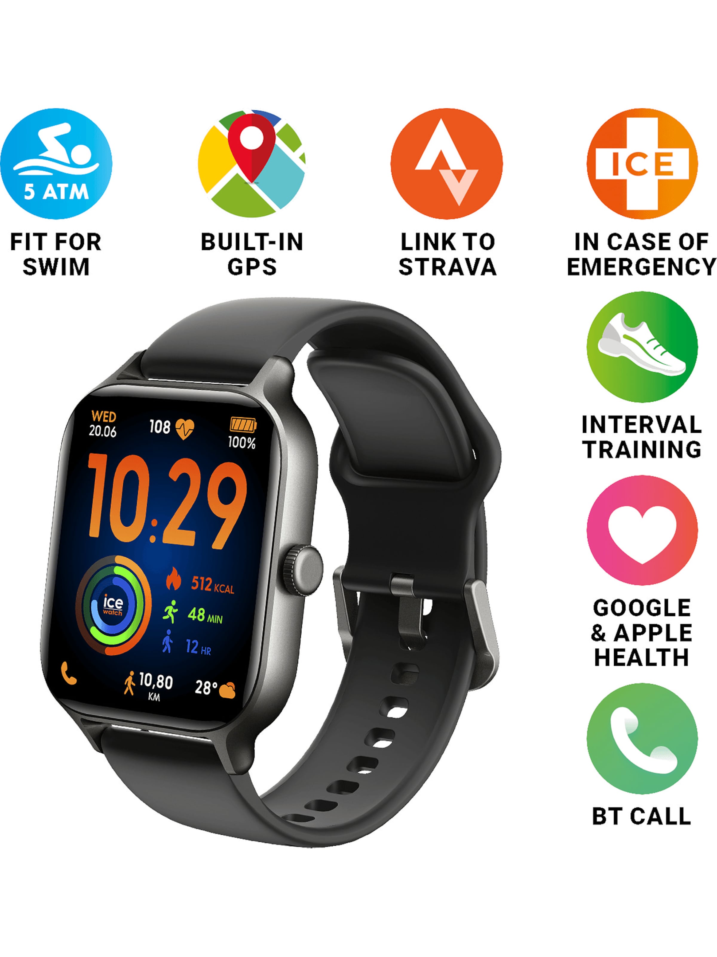 ICE WATCH Digital Watch in Black