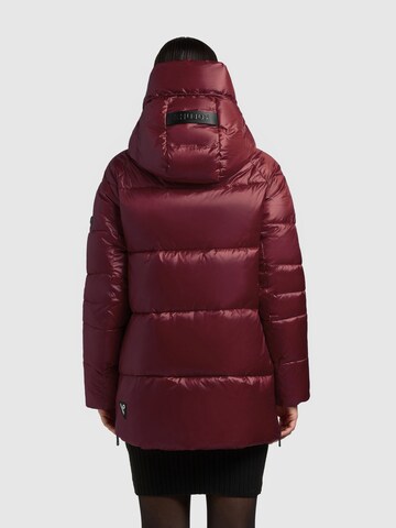 khujo Winter Jacket 'Cara' in Red
