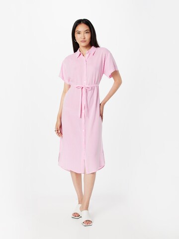 VERO MODA Blusekjole 'BUMPY' i pink: forside