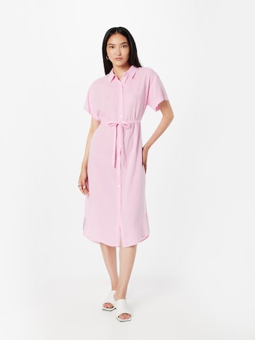 Robe-chemise 'BUMPY' VERO MODA en rose : devant