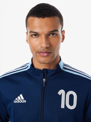 ADIDAS SPORTSWEAR Jacke 'Messi Tiro Number 10' in Blau