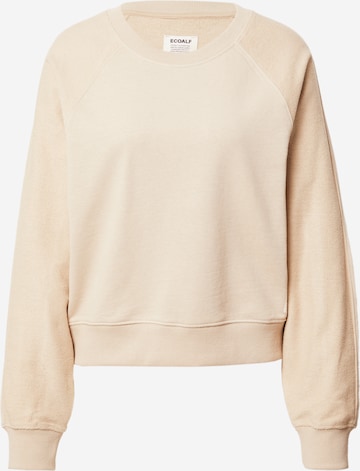 ECOALF Sweatshirt 'SHOTTA' i beige: forside