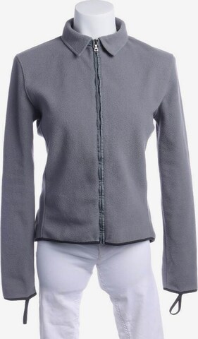 PRADA Sweatshirt & Zip-Up Hoodie in L in Grey: front
