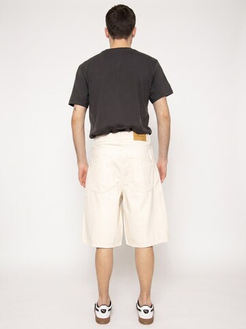 Baggy Jeans 'Carl Balloon Ecru 4145 Pim Denim Shorts Ecru' di Only & Sons in bianco
