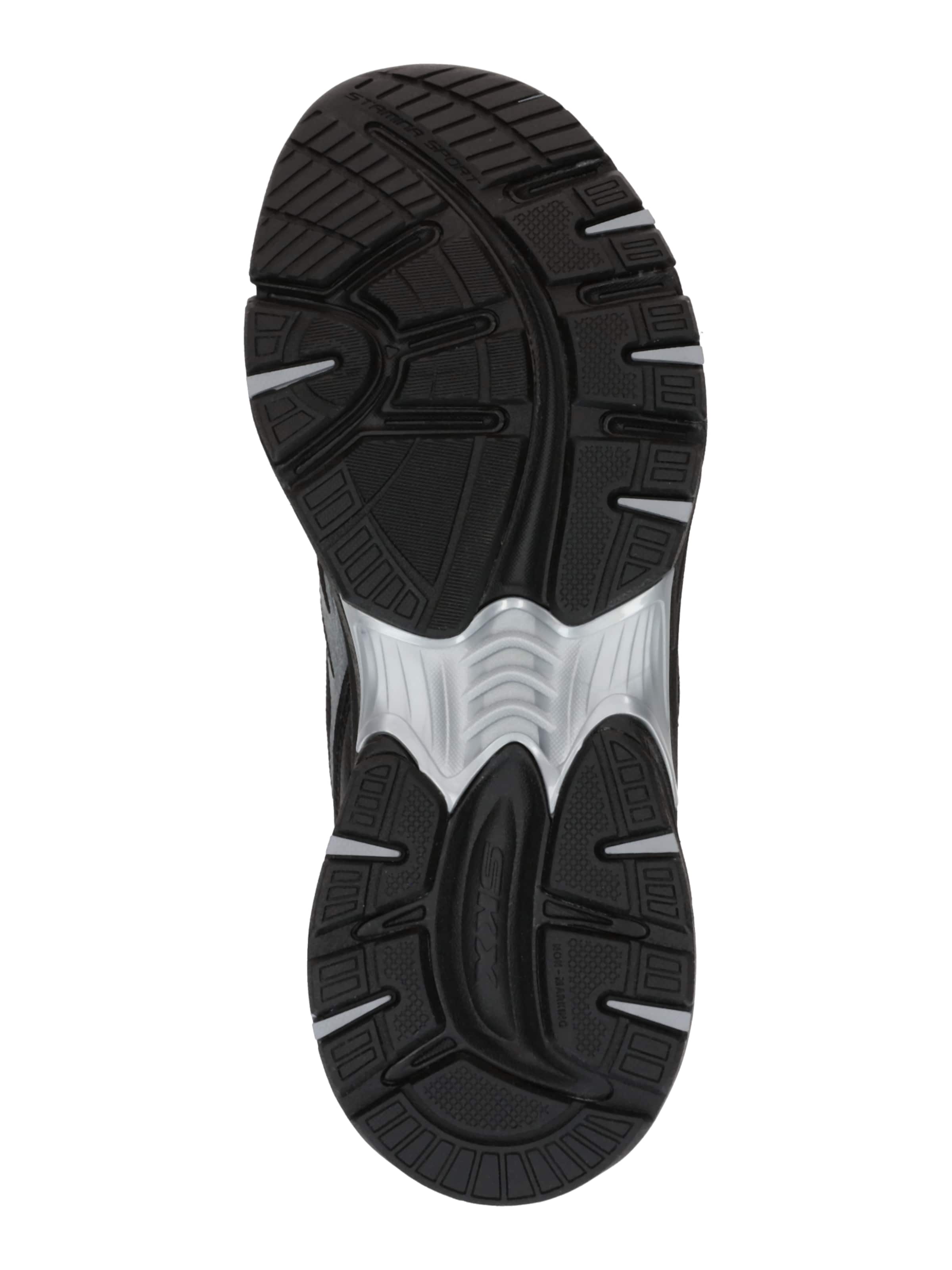 melns SKECHERS Zemie brīvā laika apavi 'STAMINA'