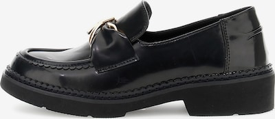 CAFè NOIR Mokassin in gold / schwarz, Produktansicht