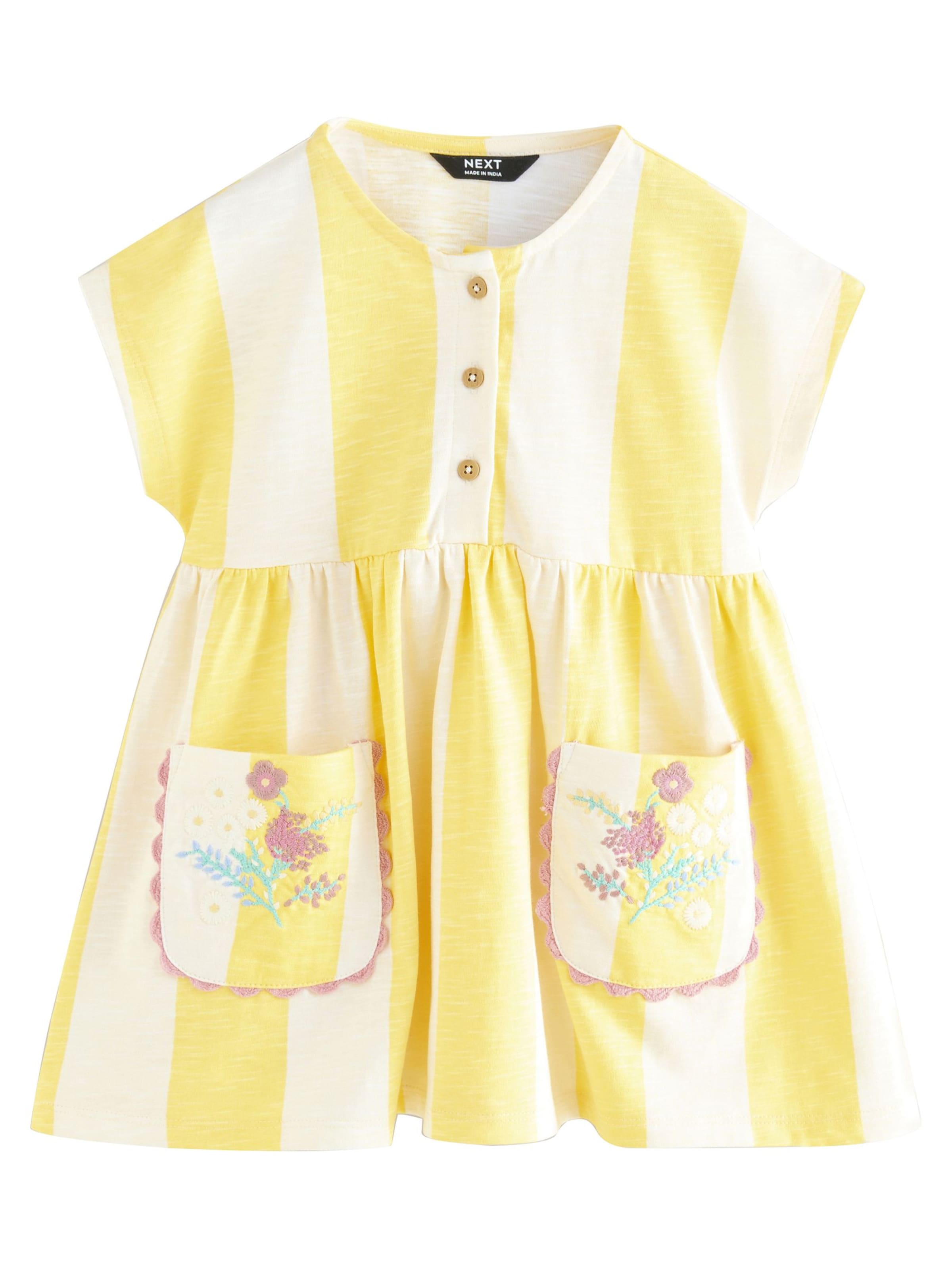 dzeltens Next Kleita: no priekšpuses