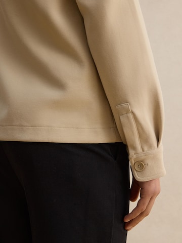 DAN FOX APPAREL Regularny krój Koszula 'Otto' w kolorze beżowy