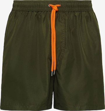 Shorts de bain Boggi Milano en vert : devant