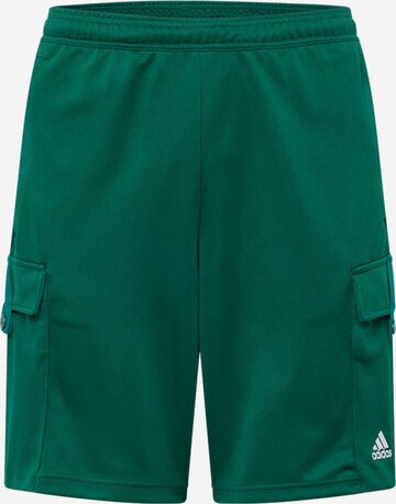 Pantalon de sport 'Tiro' ADIDAS SPORTSWEAR en vert : devant