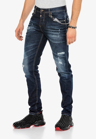 CIPO & BAXX Regular Jeans 'Heartbeat' in Blue