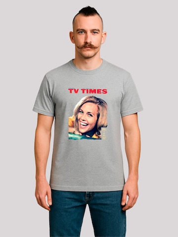 T-Shirt 'TV Times Honor Blackman 1964 Cover' F4NT4STIC en gris : devant