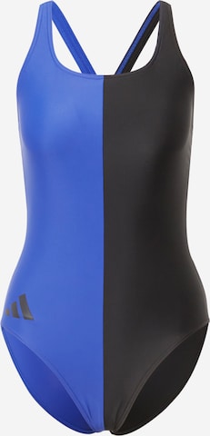 ADIDAS PERFORMANCE Bustier Sportbadpak 'Bars Colourblock' in Zwart: voorkant