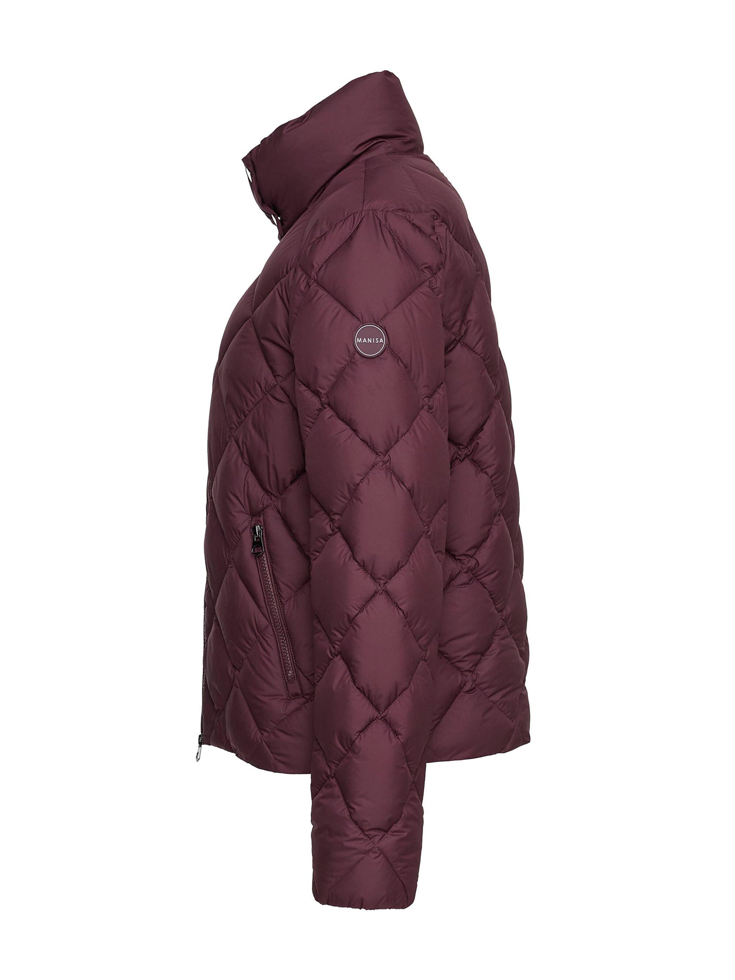 MANISA Between-season jacket 'Steppjacke' in Purple