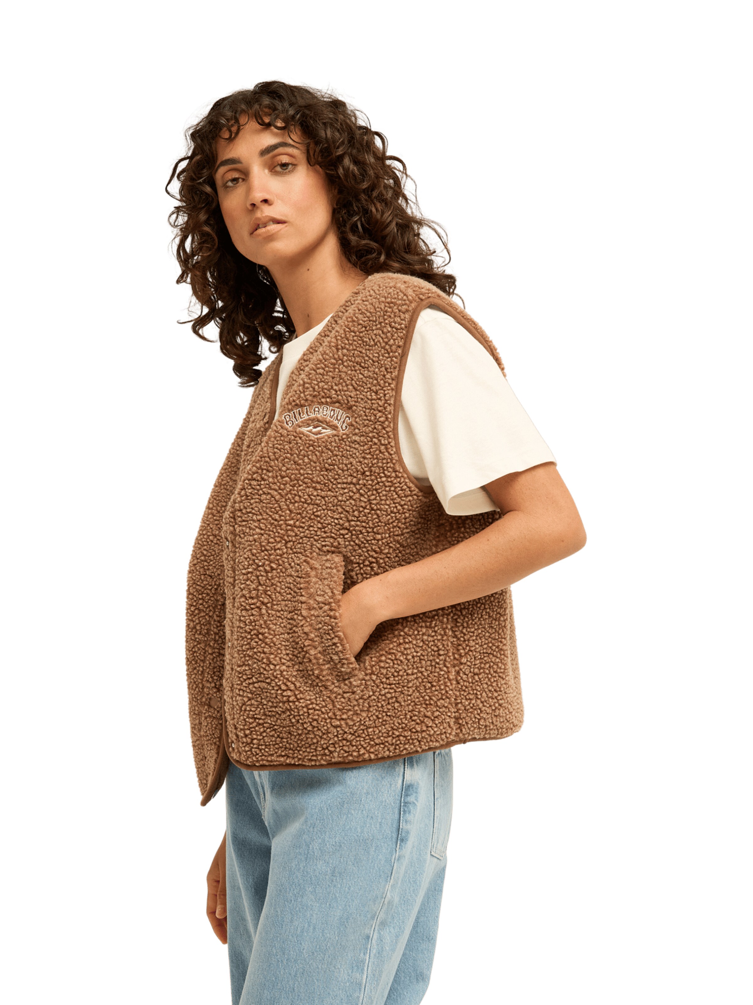 BILLABONG Vest 'Be Happy' in Brown
