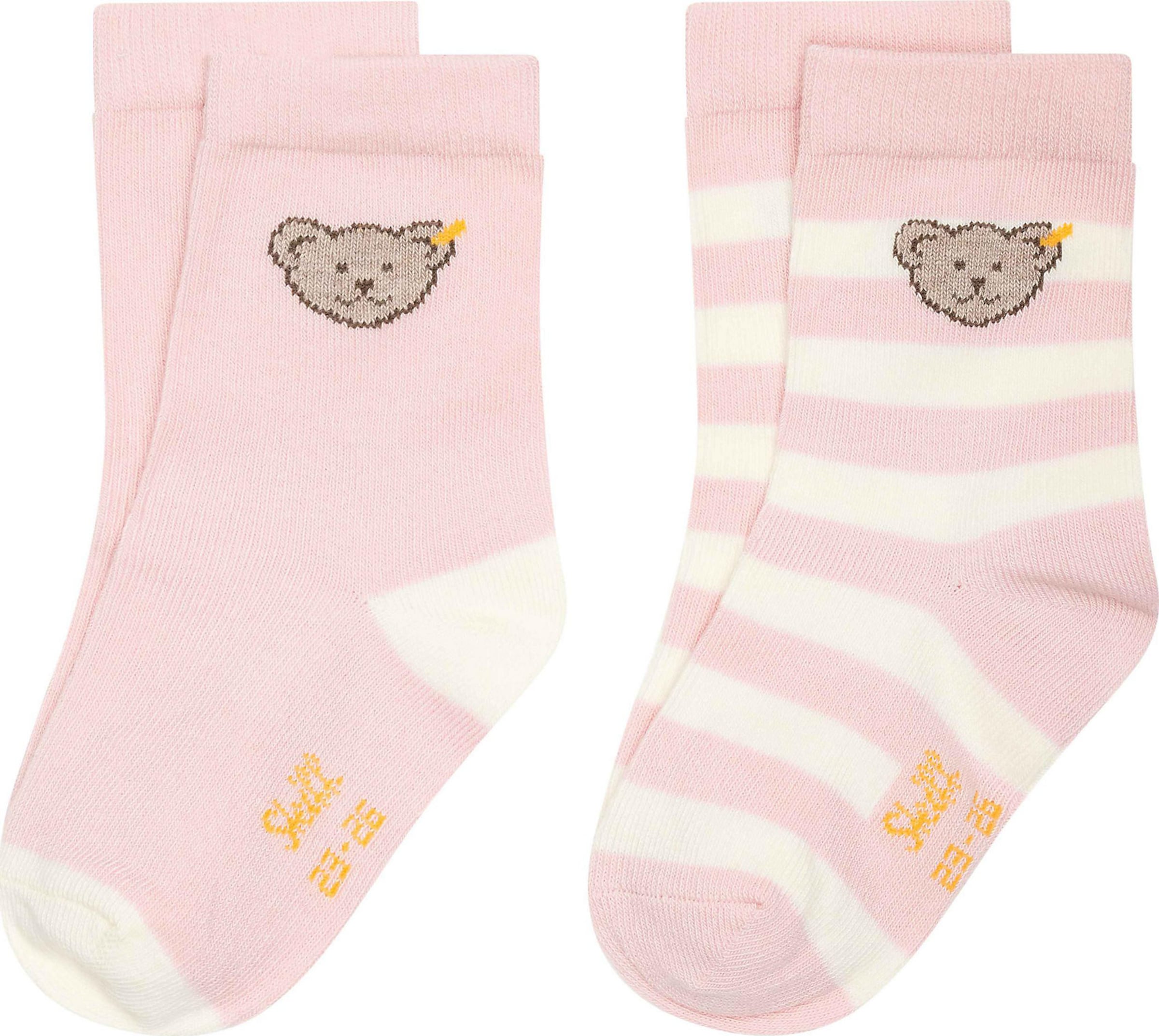 Steiff Collection - Calcetines en rosa: frente