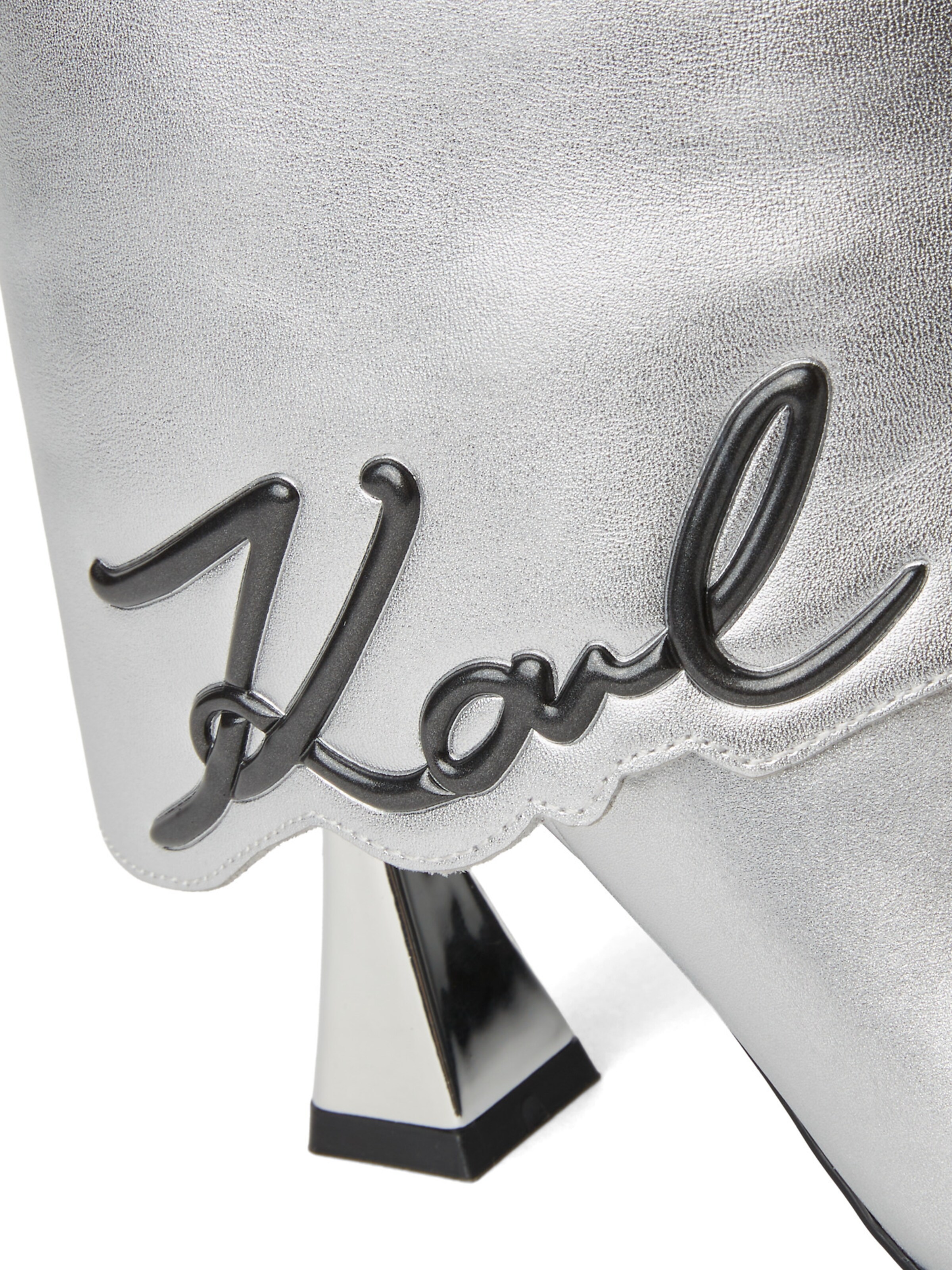 Karl Lagerfeld - Botines 'Debut II' en plata