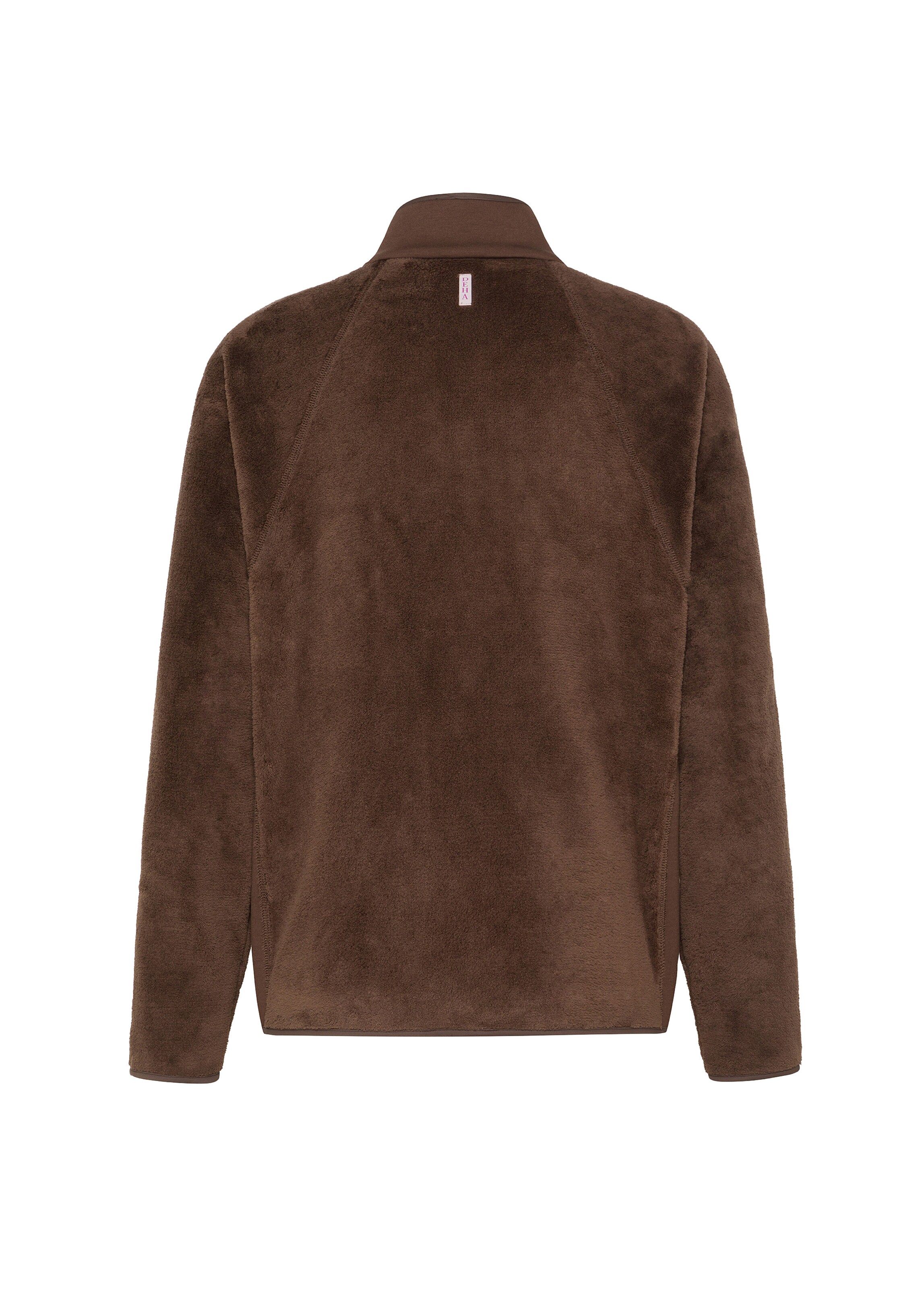DEHA Fleece jas in Bruin