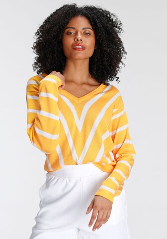 AJC Sweater in Yellow: front
