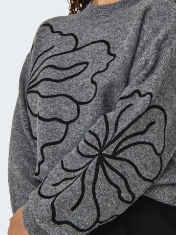 JDY Pullover 'JDYJELLA' in Grau