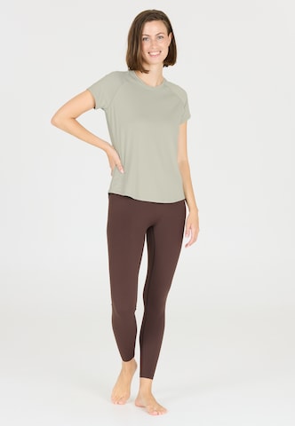 Athlecia T-Shirt 'Gaina' in Braun