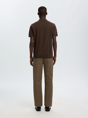 SELECTED Pullover 'SLHBerg' in Braun
