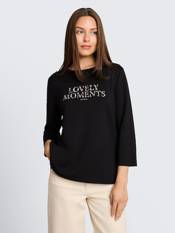 T-shirt TOM TAILOR en noir : devant