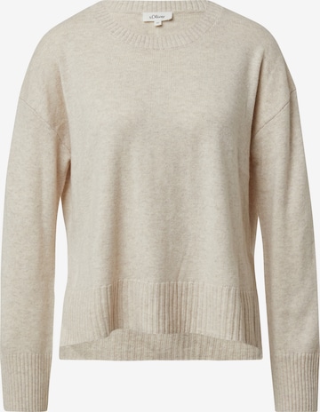 Pull-over s.Oliver en beige : devant