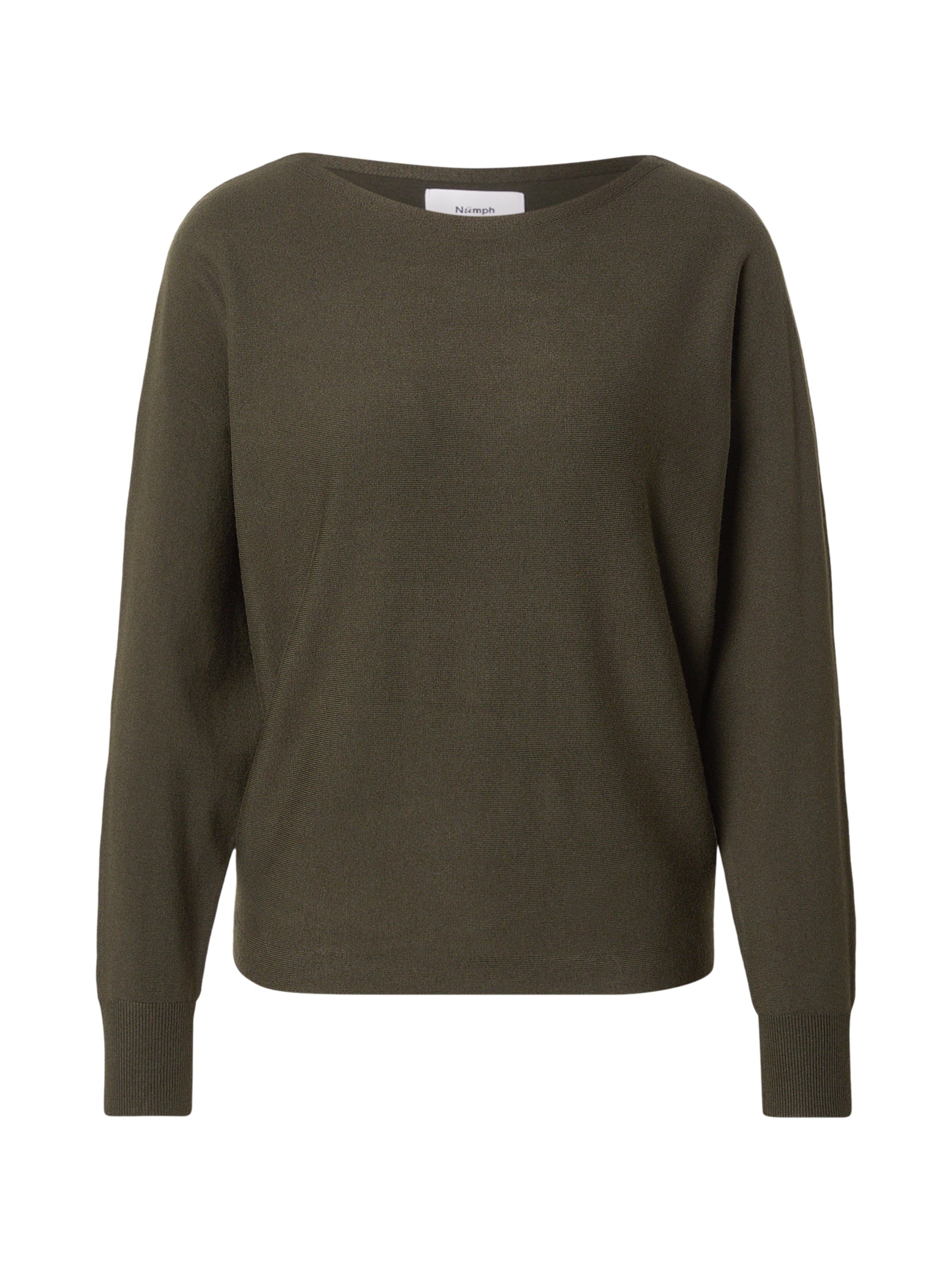 NÜMPH Sweter 'DAYA' w kolorze zielony: przód