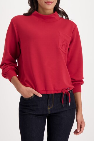 monari Sweatshirt in Rot: Vorderseite