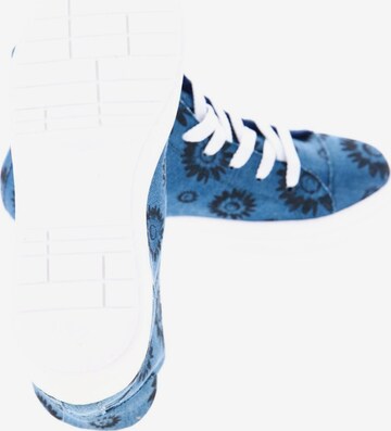 Giancarlo Paoli Hightop Sneakers 38 in Blau
