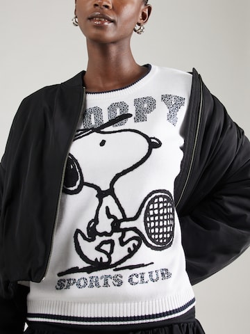 Pullover 'Snoopy Tennis' di Frogbox in bianco