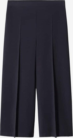 MANGO Pleated Pants 'Lido' in Blue: front