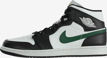 Jordan - Sapatilhas altas 'AIR JORDAN 1' em preto: frente