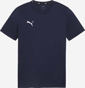 Maglia funzionale 'teamGoal' di PUMA in blu: frontale