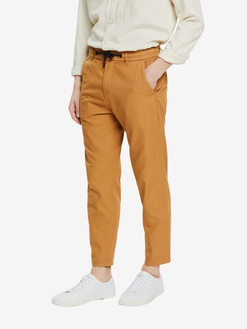 ESPRIT Loosefit Chino in Bruin