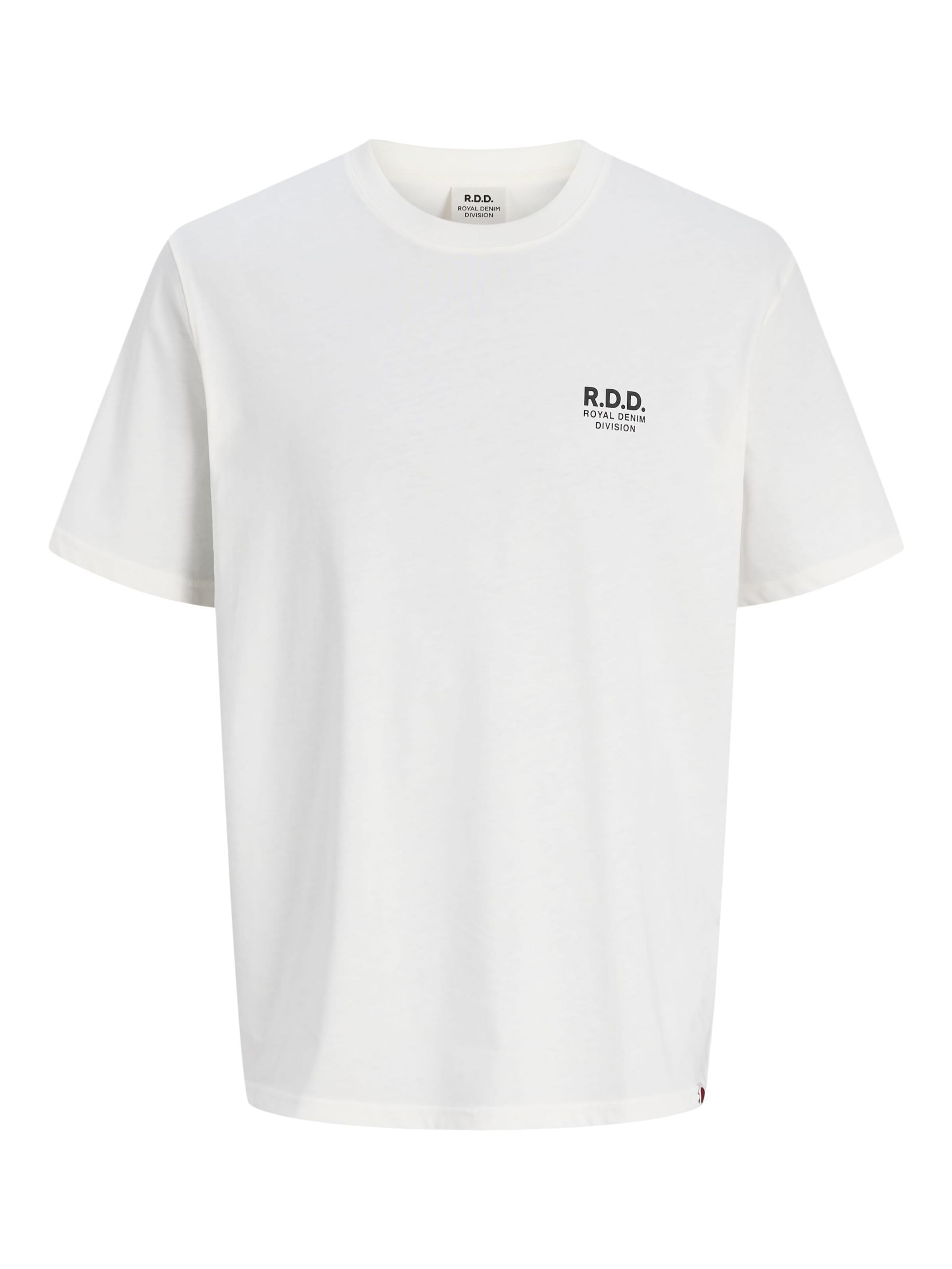 T-Shirt R.D.D. ROYAL DENIM DIVISION en blanc : devant