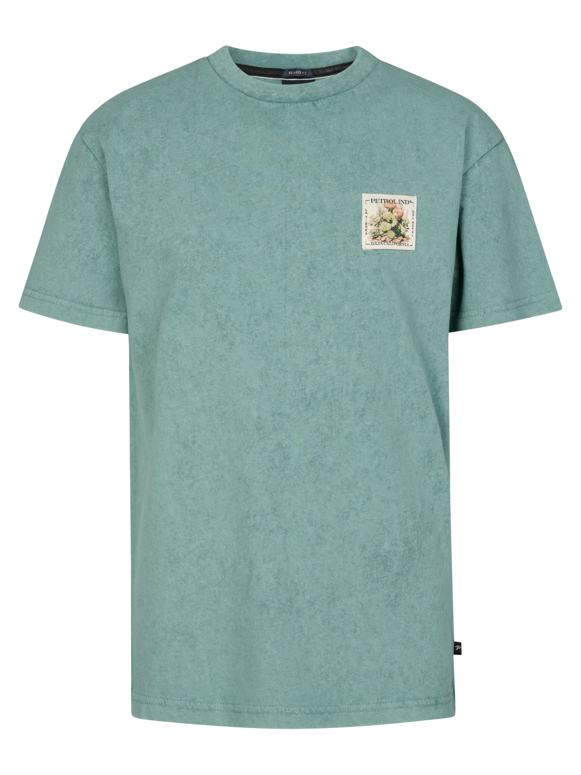 Petrol Industries Shirt 'Pitaya' in Groen: voorkant