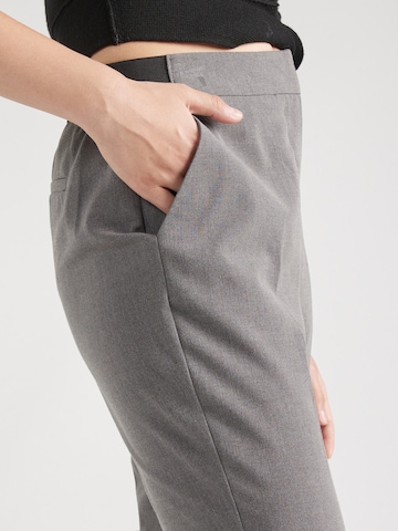 Warehouse Regular Trousers with creases 'Essential' in Grey