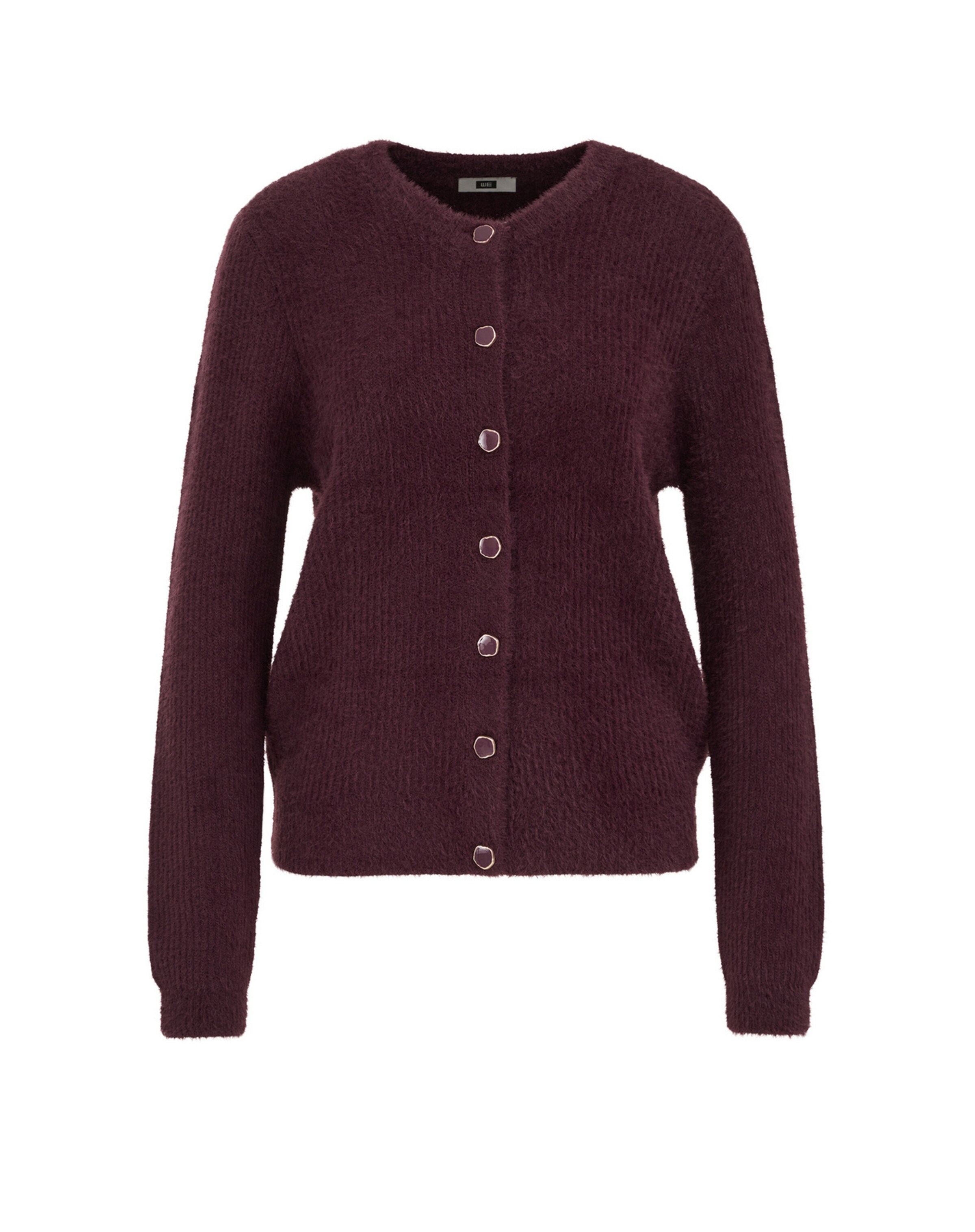 WE Fashion Gebreid vest in Lila: voorkant