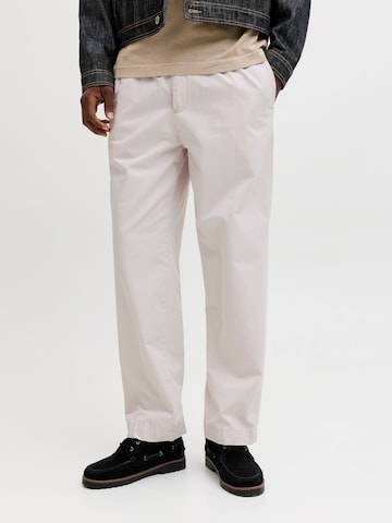 Loosefit Pantalon 'JPSTKarl Lawrence' JACK & JONES en gris : devant