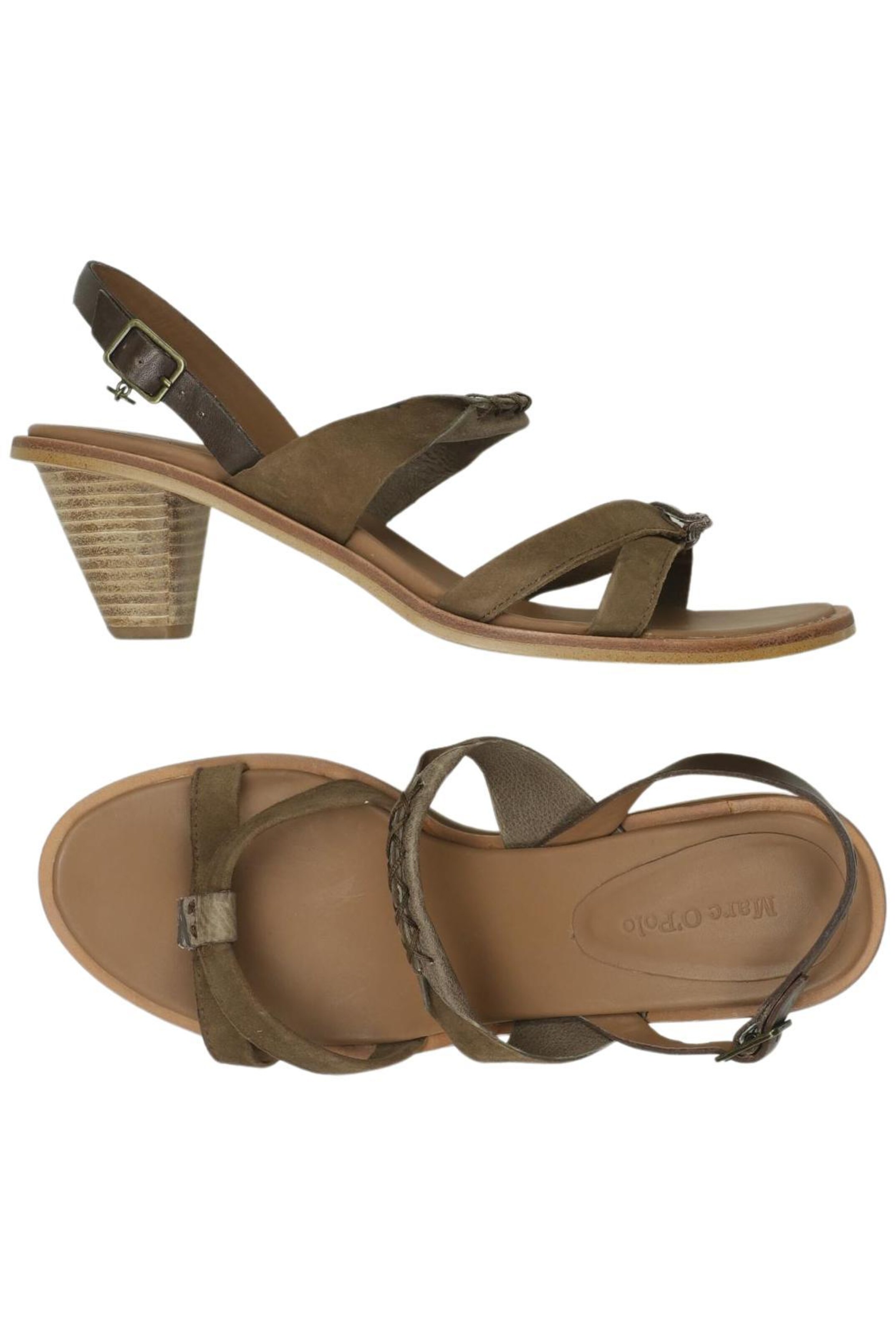 Marc O'Polo Sandals & High-Heeled Sandals in 38 in Brown: front
