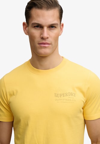 Superdry & Co Shirt 'Outdoors Mountain' in Geel