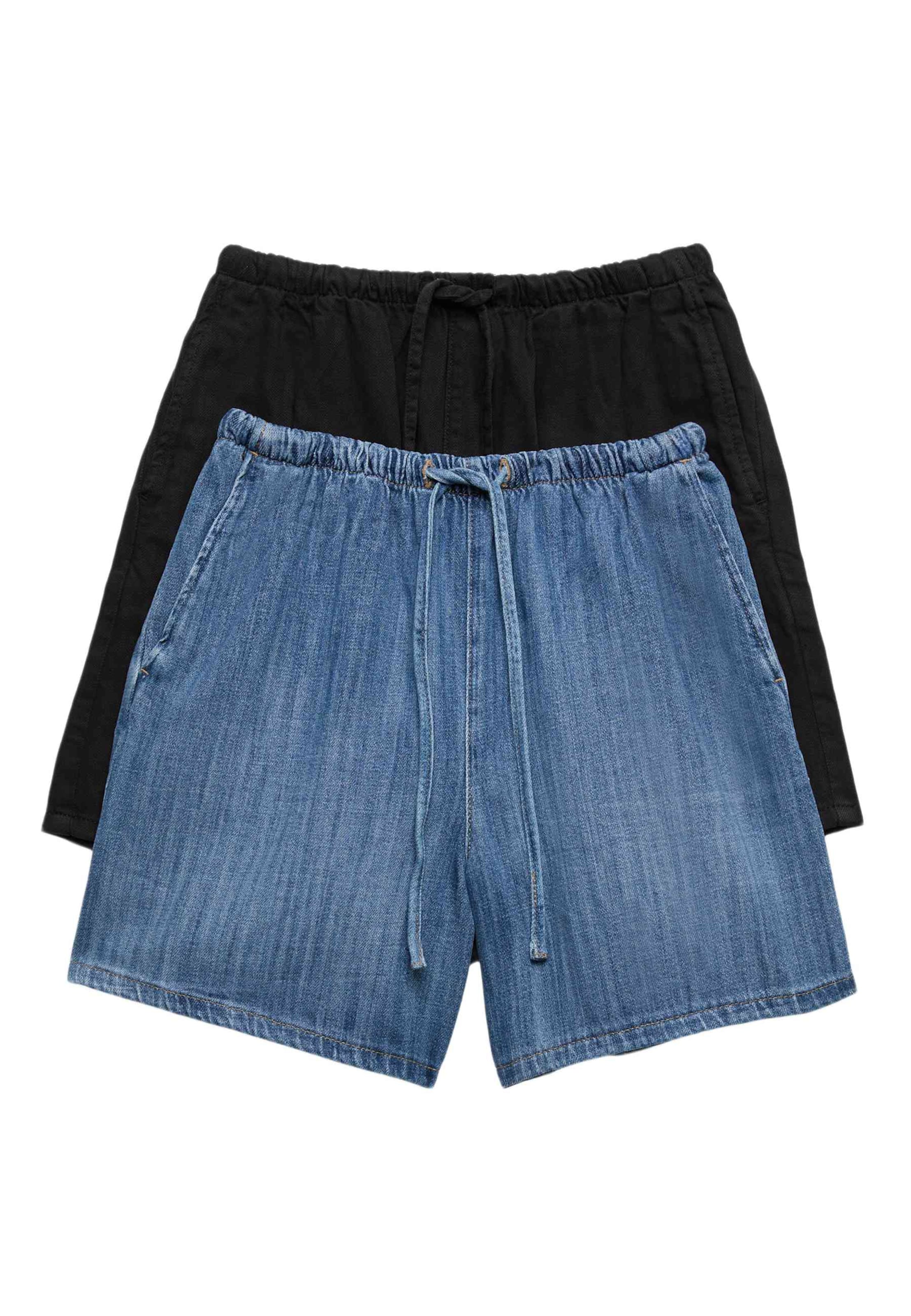 Marks & Spencer Broek in Blauw: voorkant